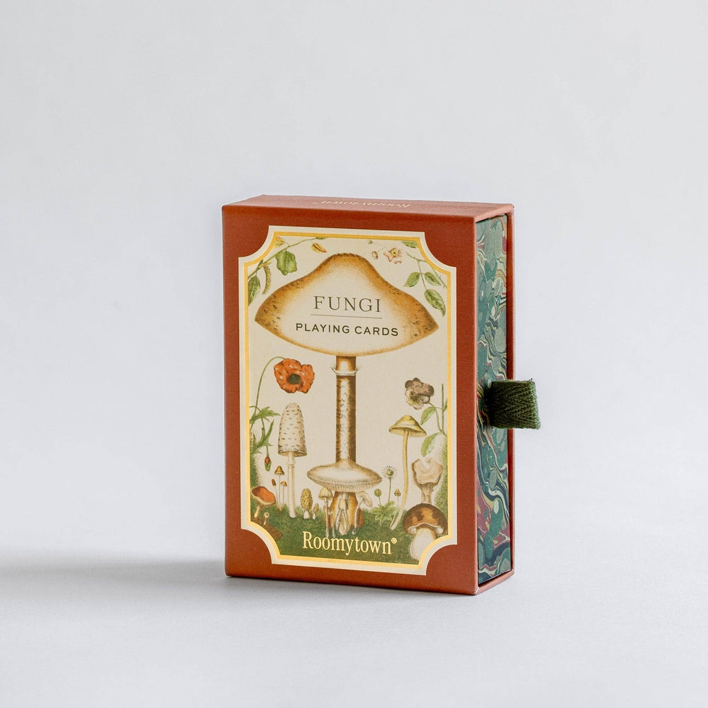 Roomytown Fungi Playing Cards – Vintage Mushroom Card Deck