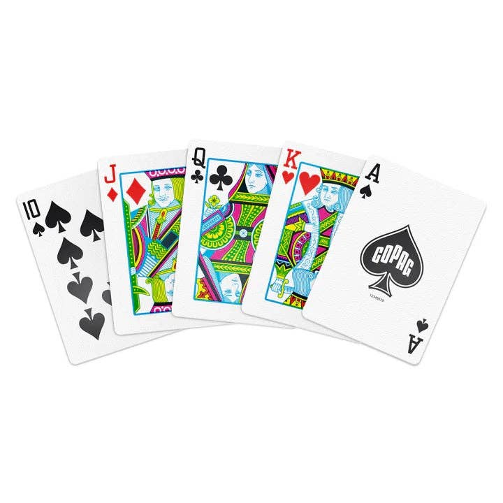 Copag Neoteric Poker Regular Index Double Deck (Violet/Blue/Yellow)