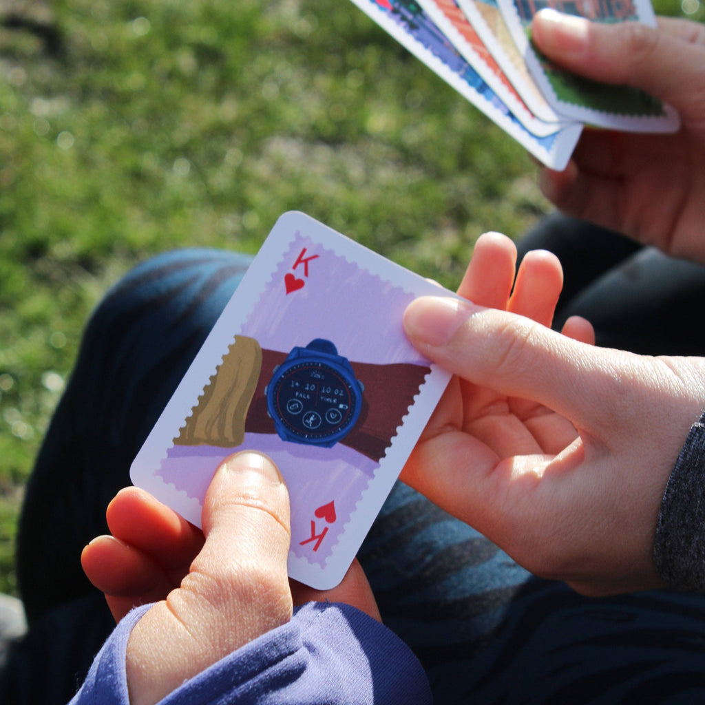 Running London Albert Bridge Playing Cards