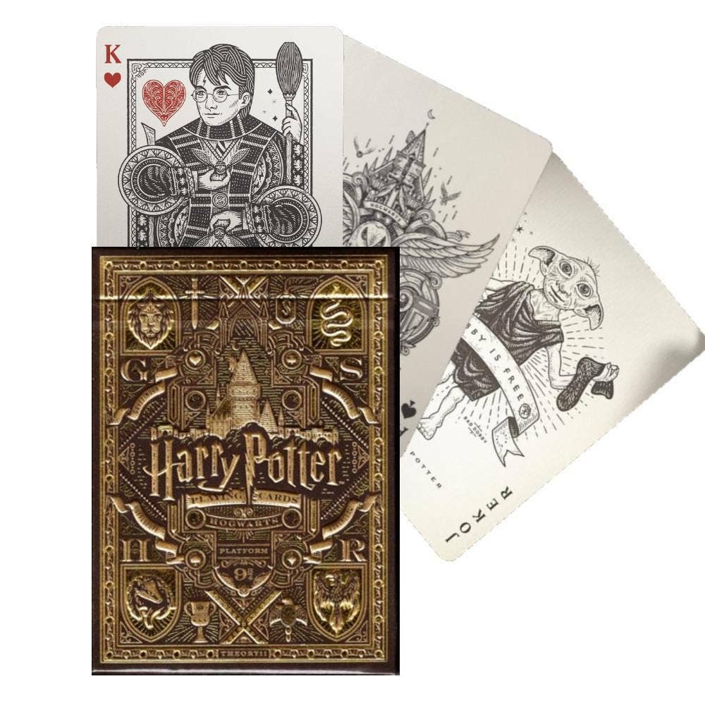 Harry Potter Hufflepuff Yellow Playing Cards by theory11