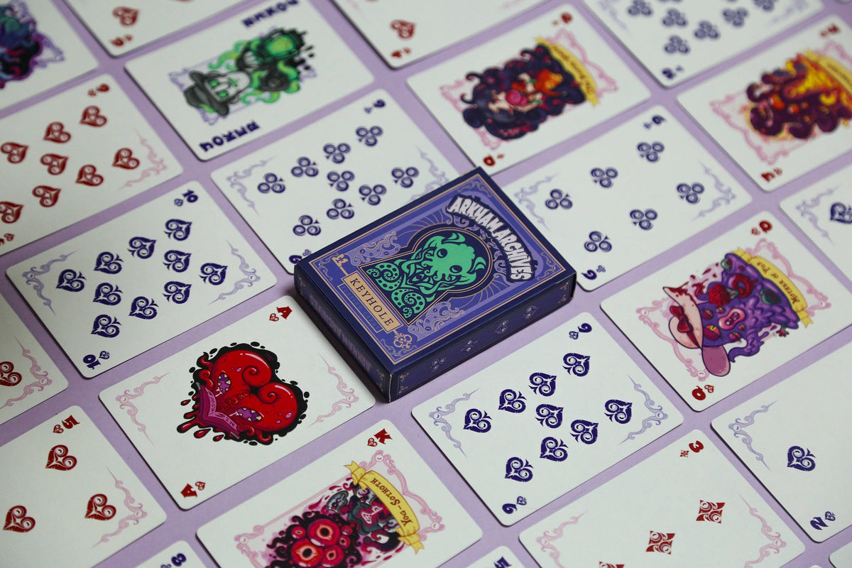Arkham Archives Cthulhu Mythos Playing Cards – Silver Key Society