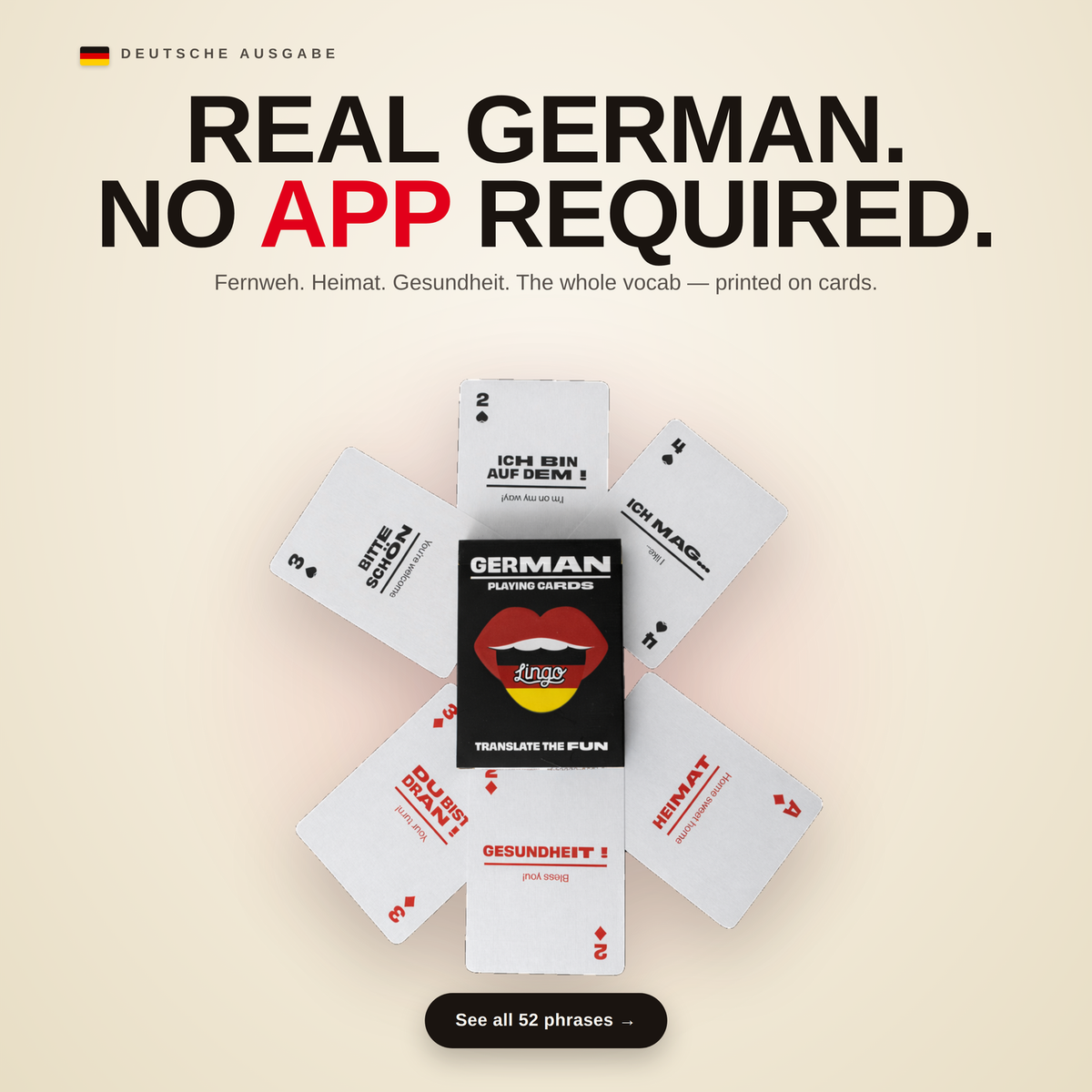 Lingo German Travel in Wayfarer Tin