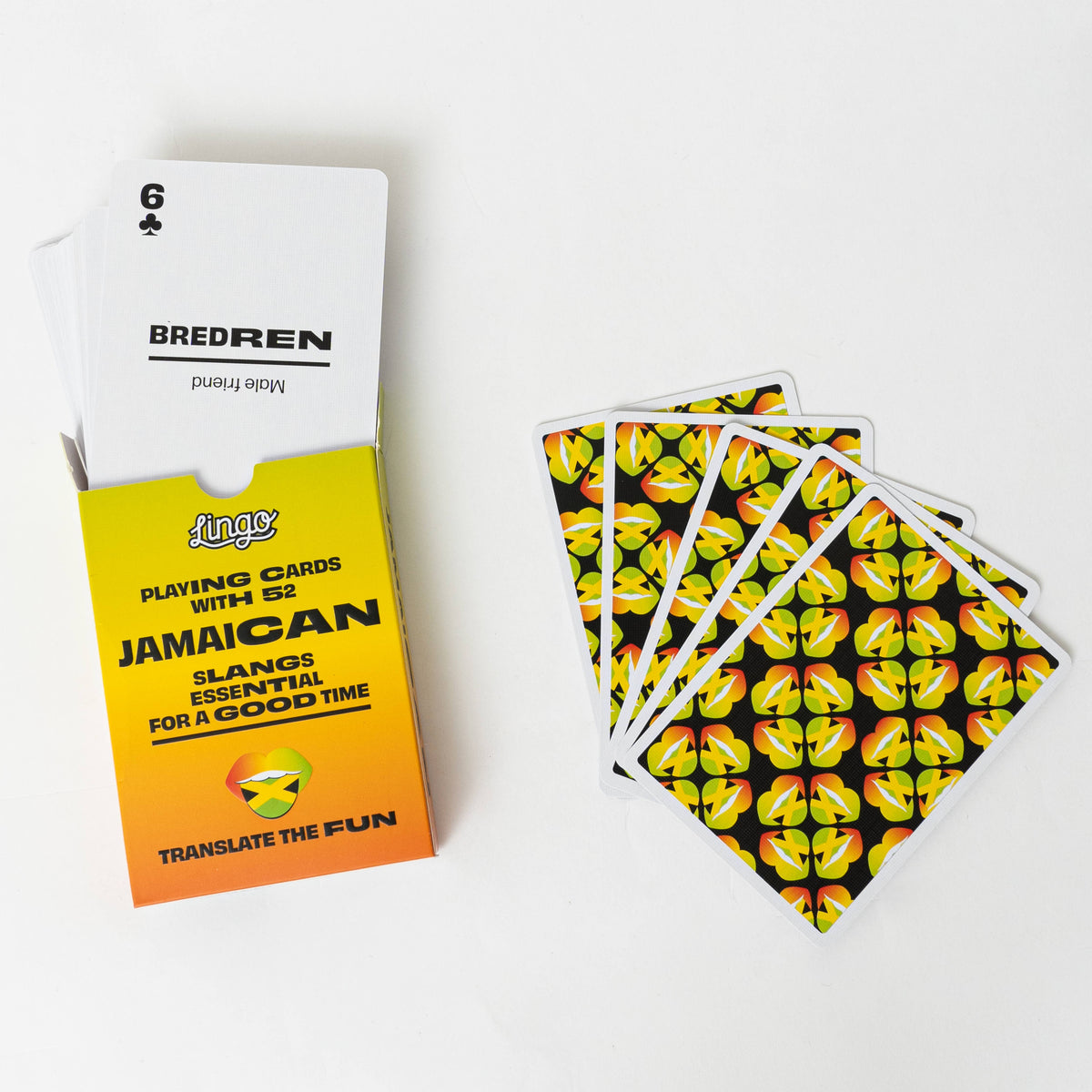Lingo Jamaican Slang Playing Cards – 52 Jamaican Phrases