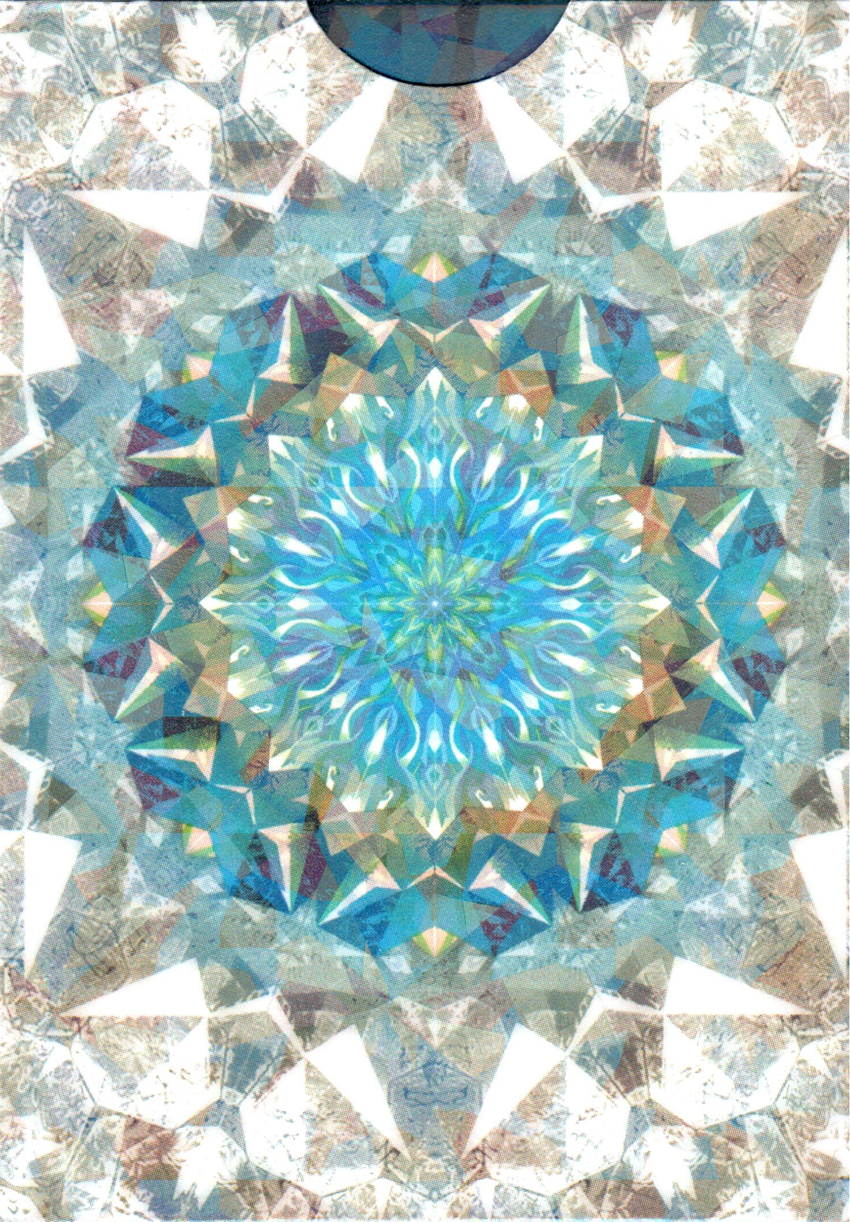 Bicycle Kaleidoscope Blue Playing Cards