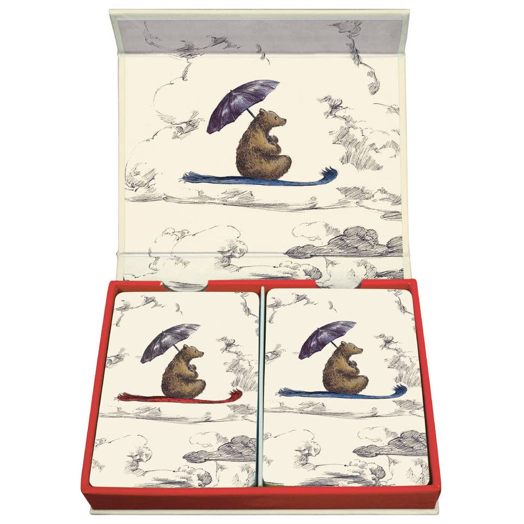 Flying Bear Luxury Double Playing Card Set