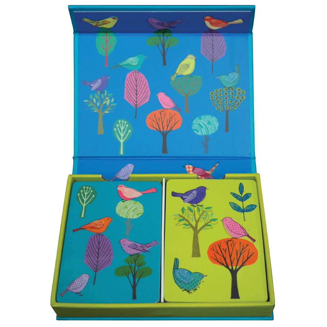 Modern Birds Luxury Playing Card Set by Roger la Borde