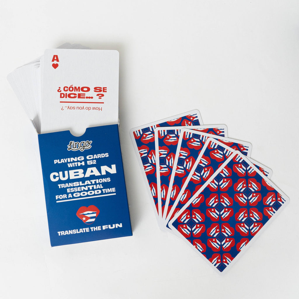 Cuban Lingo Playing Cards