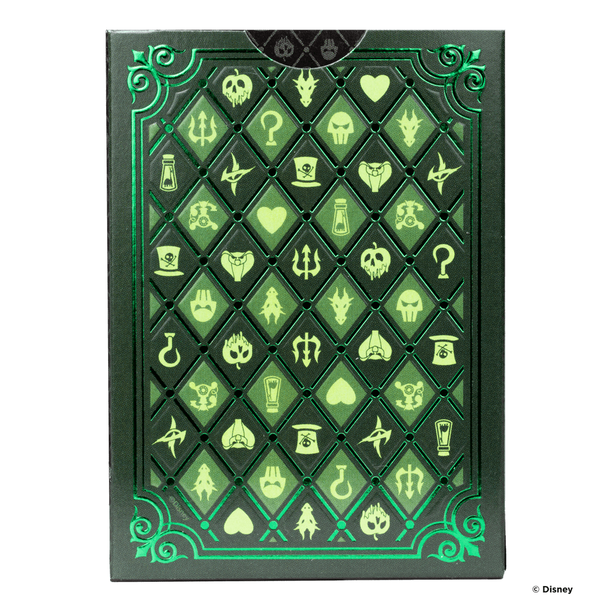 Bicycle Disney Villains Green Playing Cards – Jumbo Index Poker Deck