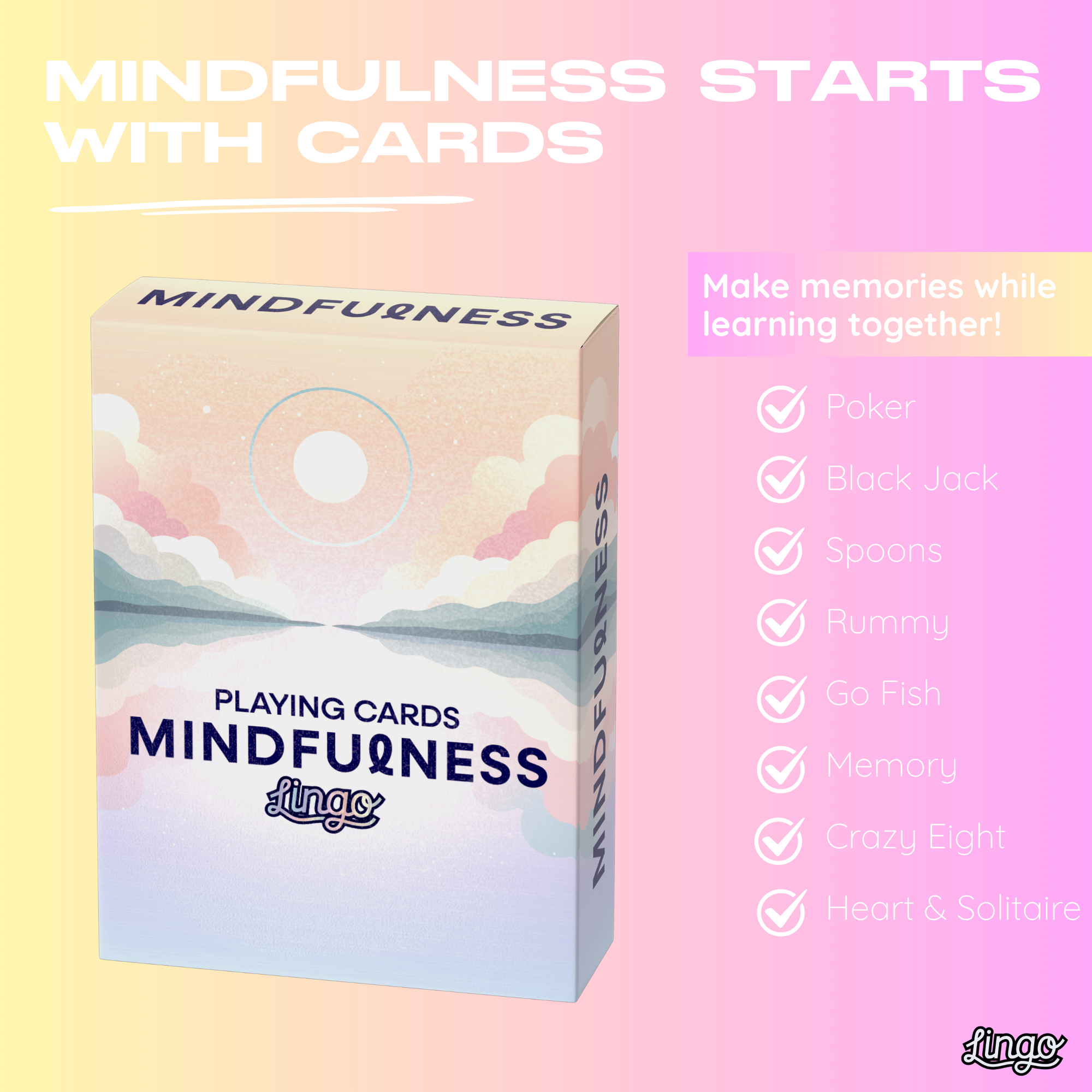 Mindfulness Lingo Playing Cards