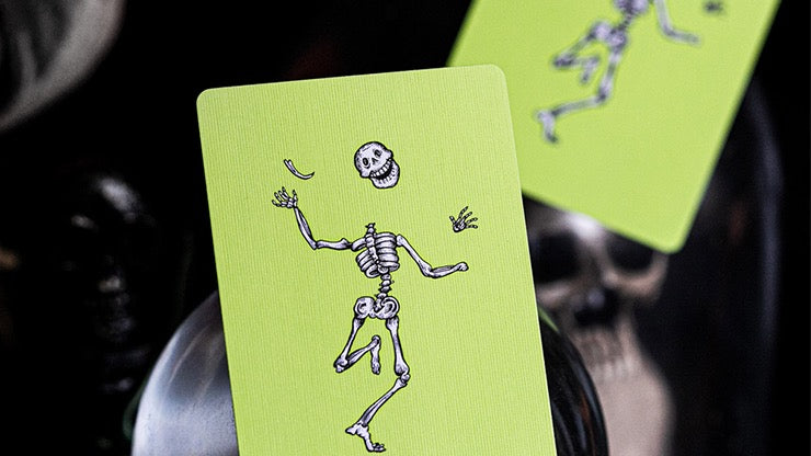 Fulton’s October V4 UV Glow Green Playing Cards