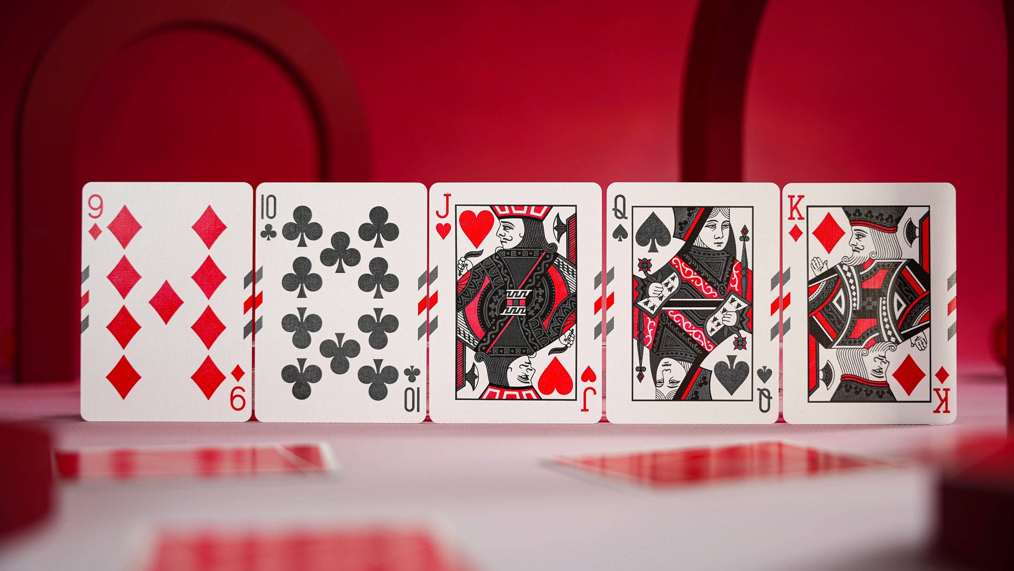 Flexible Playing Cards Red by Vermilion Collection