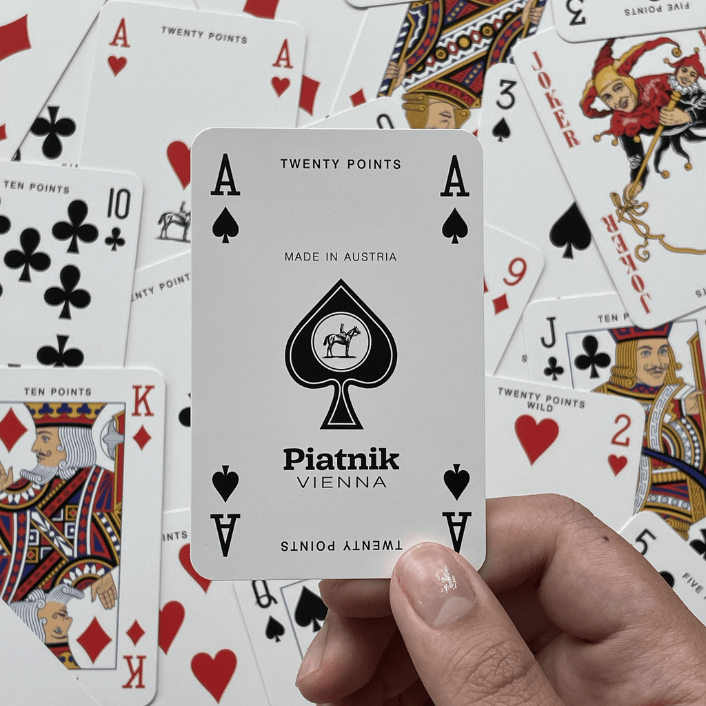 Piatnik Canasta Card Game –  Classic Boxed Set with Score Card & Instructions