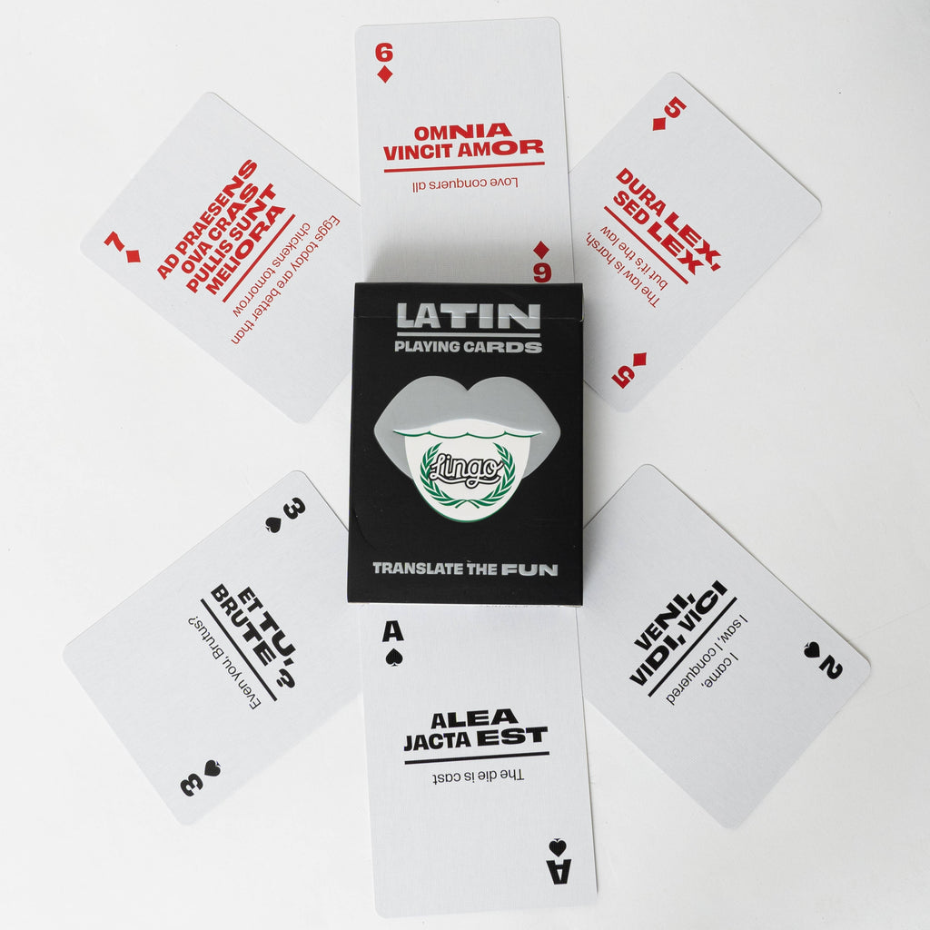 Latin Lingo Playing Cards