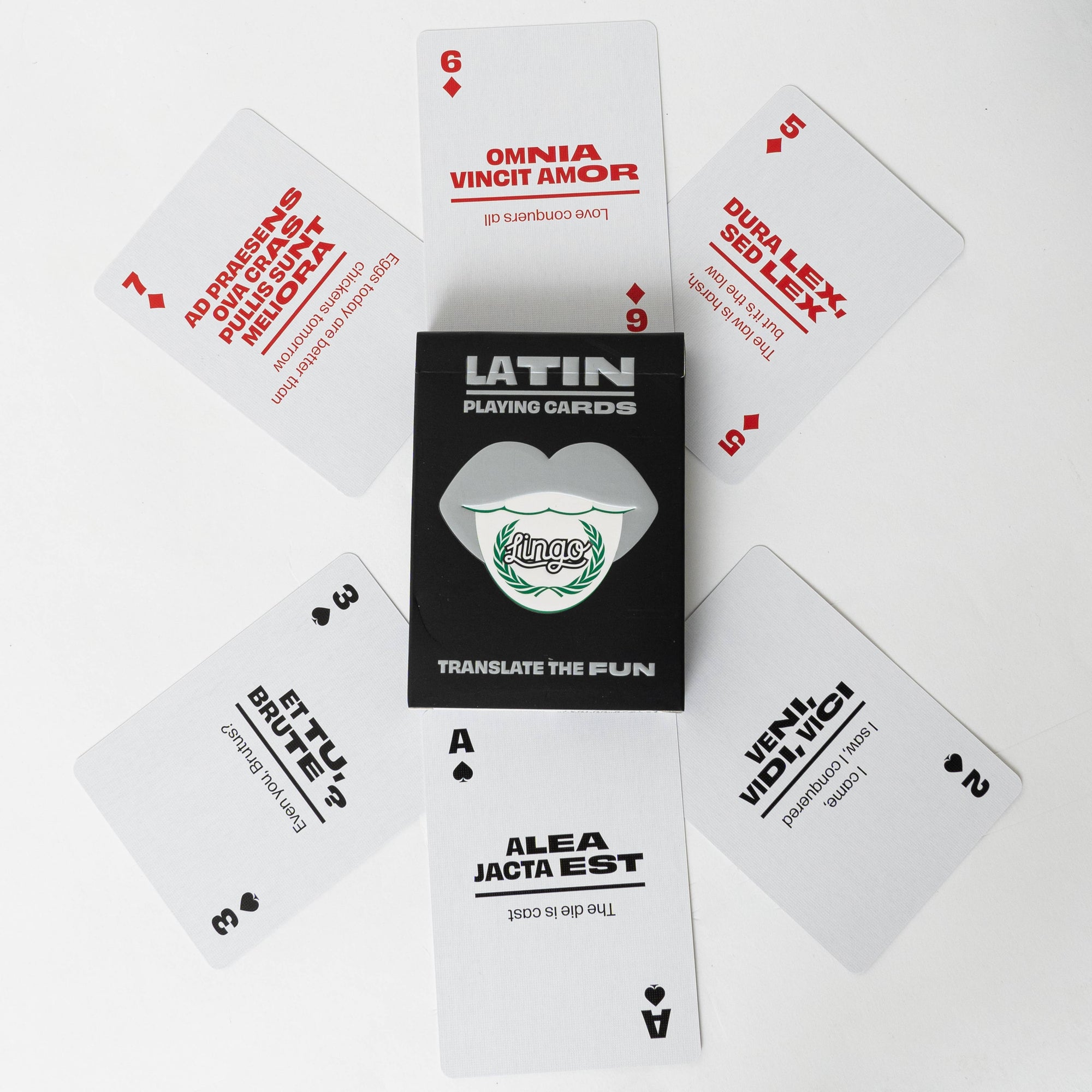 Latin Lingo Playing Cards