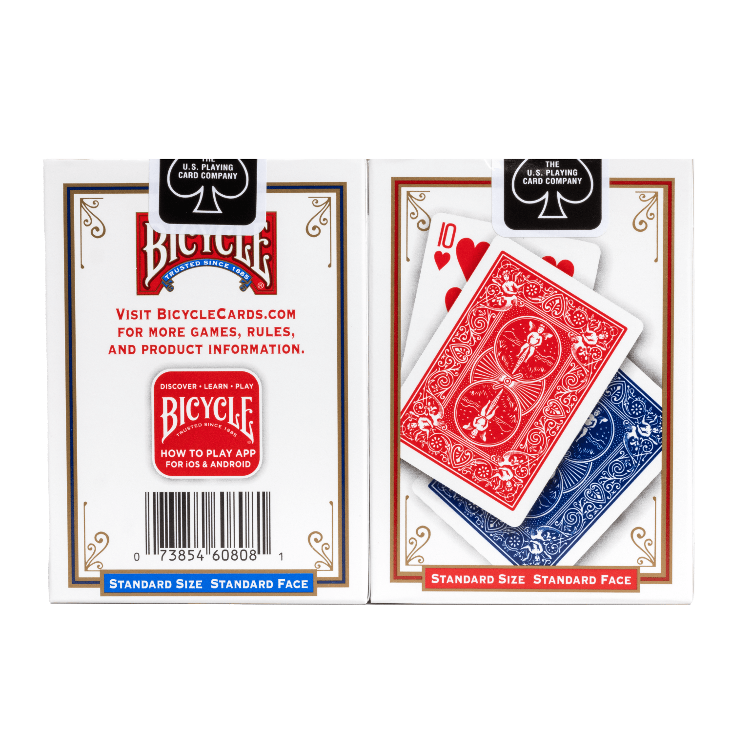 Bicycle® Standard 2-Pack Red & Blue Playing Cards