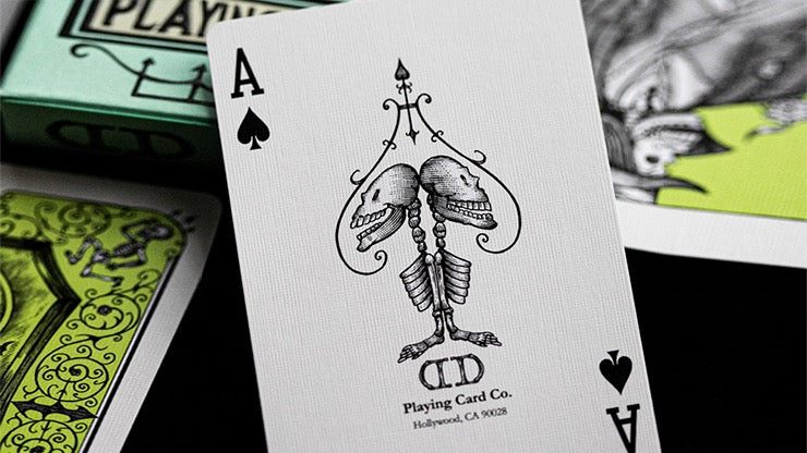 Fulton’s October V4 UV Glow Green Playing Cards