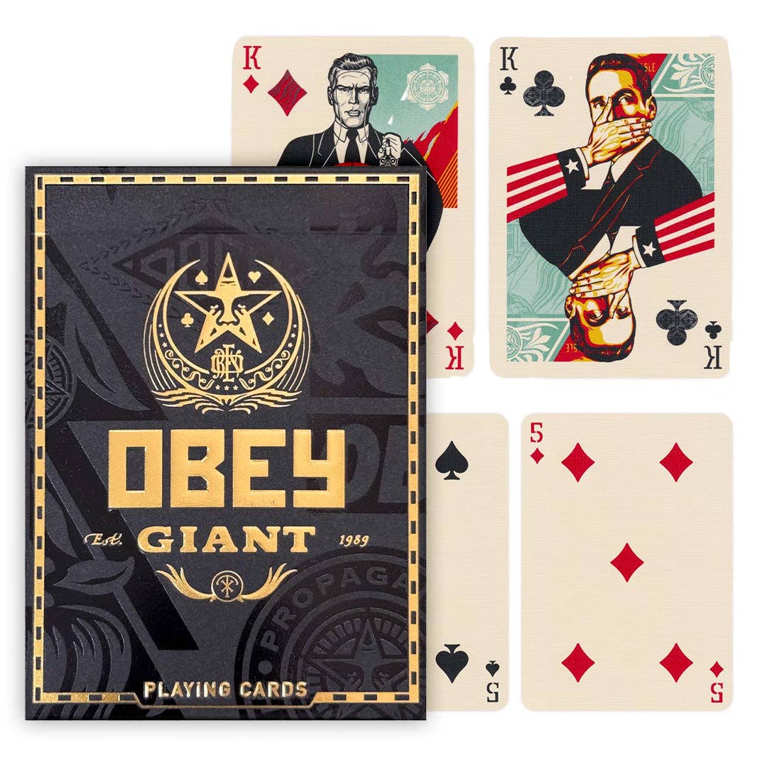 Obey Playing Cards Gold edition Theory 11