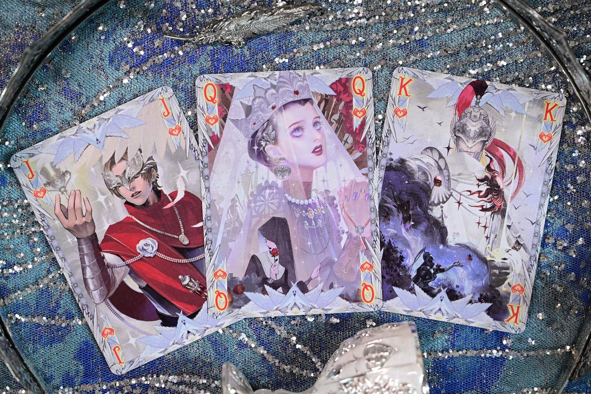 King Arthur Playing Cards V2: Excalibur: Silver Fairyland (Standard)