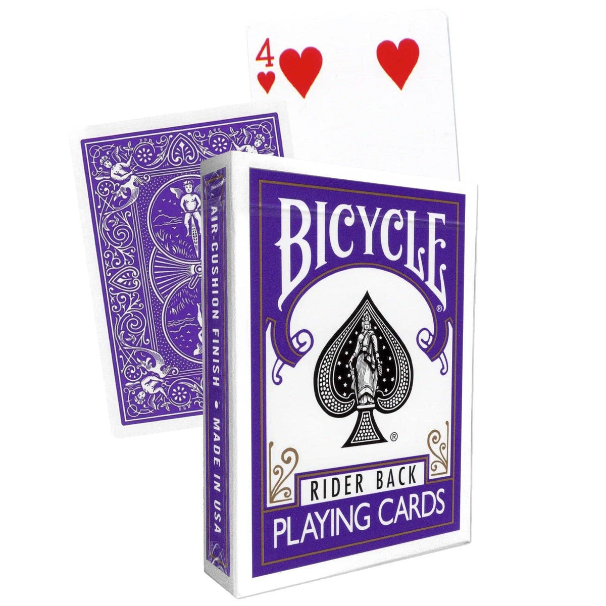 Bicycle Rider Back Playing Cards – Purple