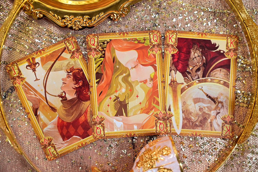 King Arthur Playing Cards V2: Excalibur: Golden Dawn (Standard)