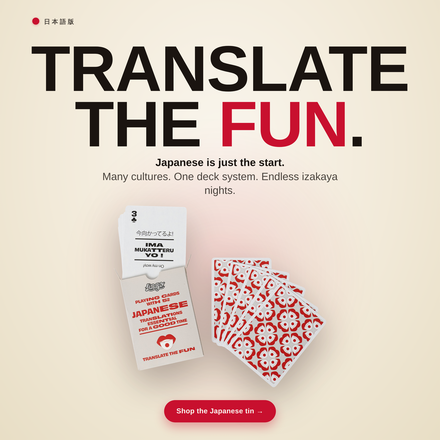 Lingo Japanese Travel in Wayfarer Tin