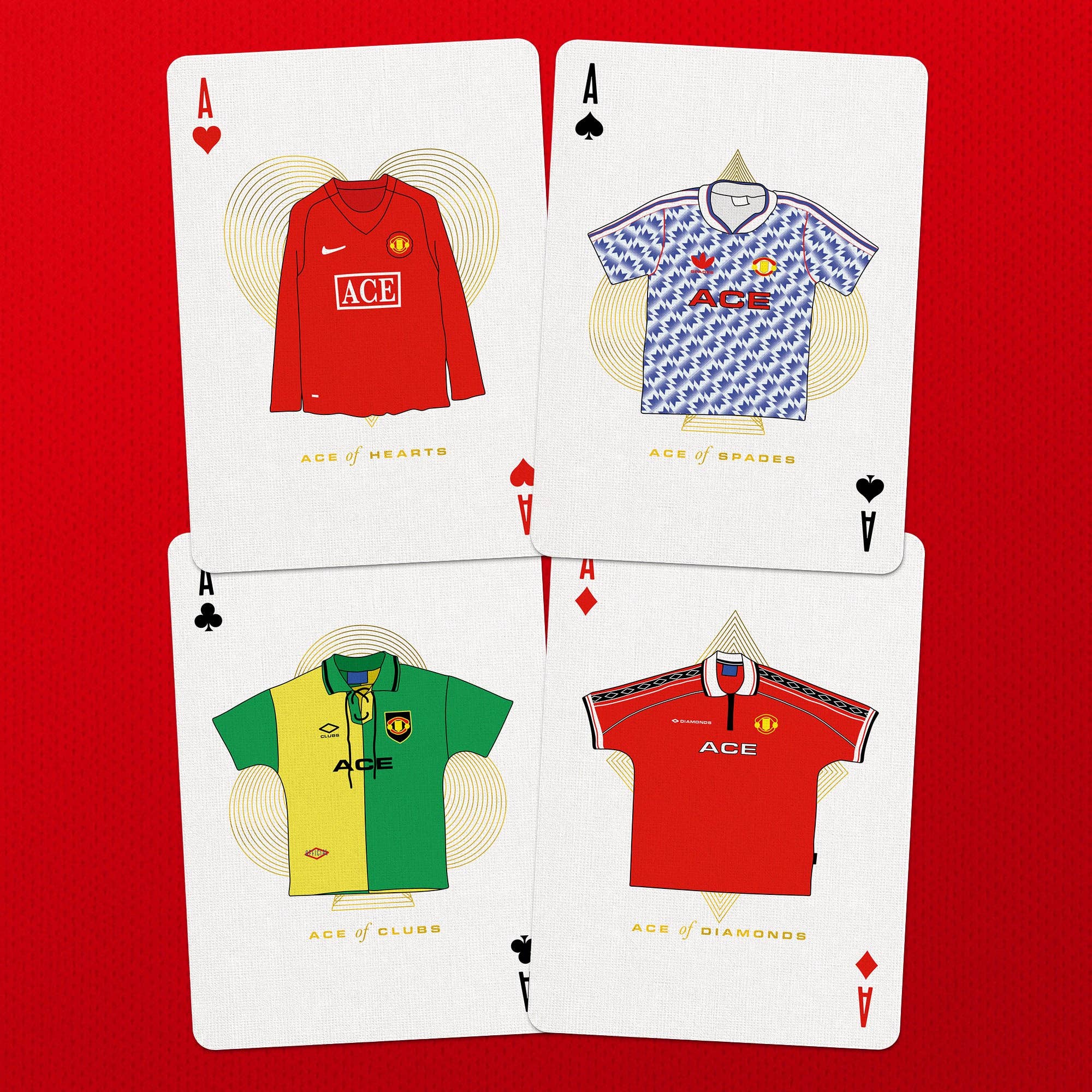 Manchester United Playing Cards by Boot & Ball