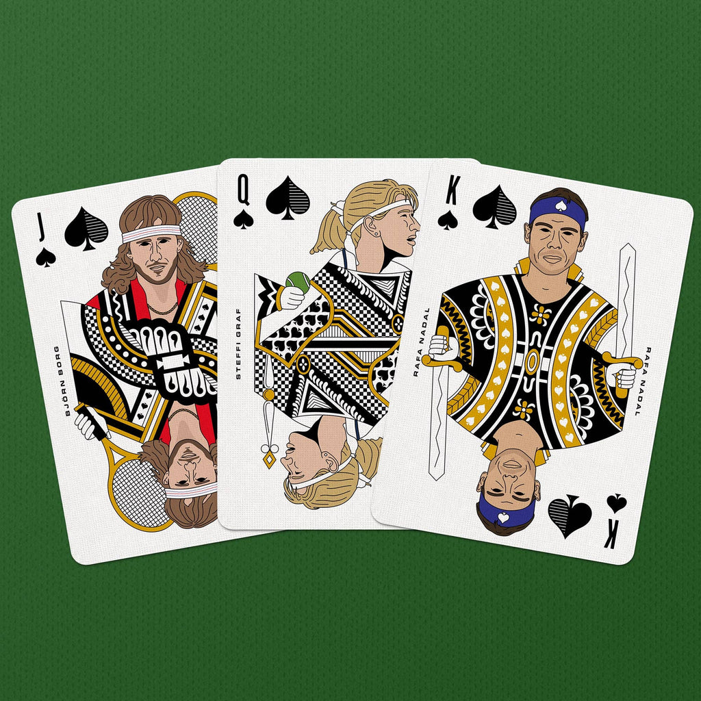 Tennis Playing Cards by Boot & Ball – Sporting Legends Deck
