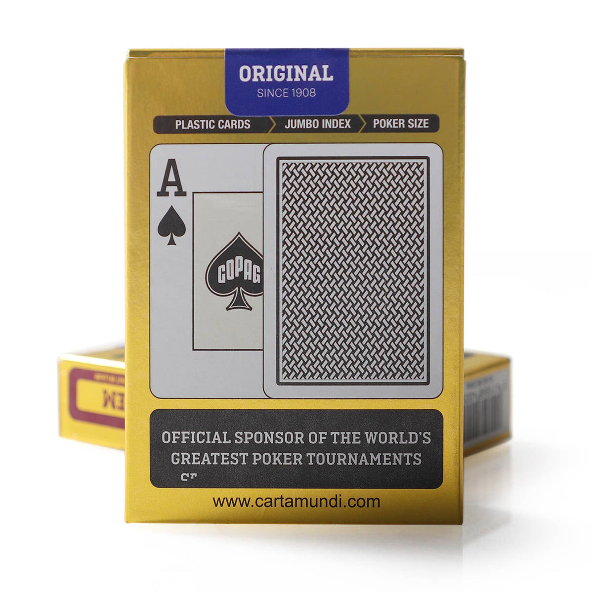 COPAG Texas Hold’em Gold Playing Cards – Black