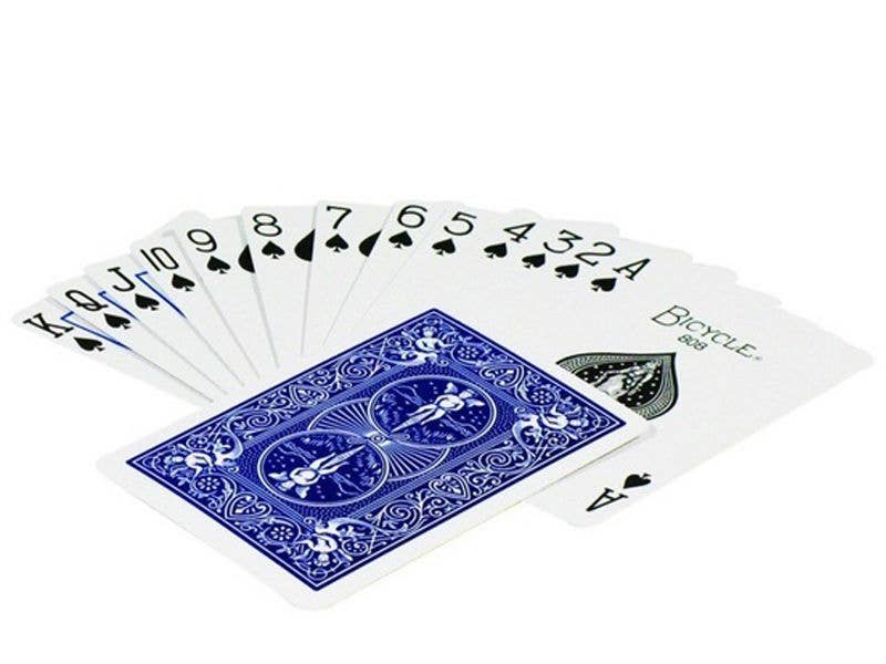 Bicycle Rider Back Blue Playing Cards – Standard Index