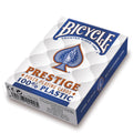 Bicycle Prestige Jumbo Index Blue Playing Cards – 100% Plastic
