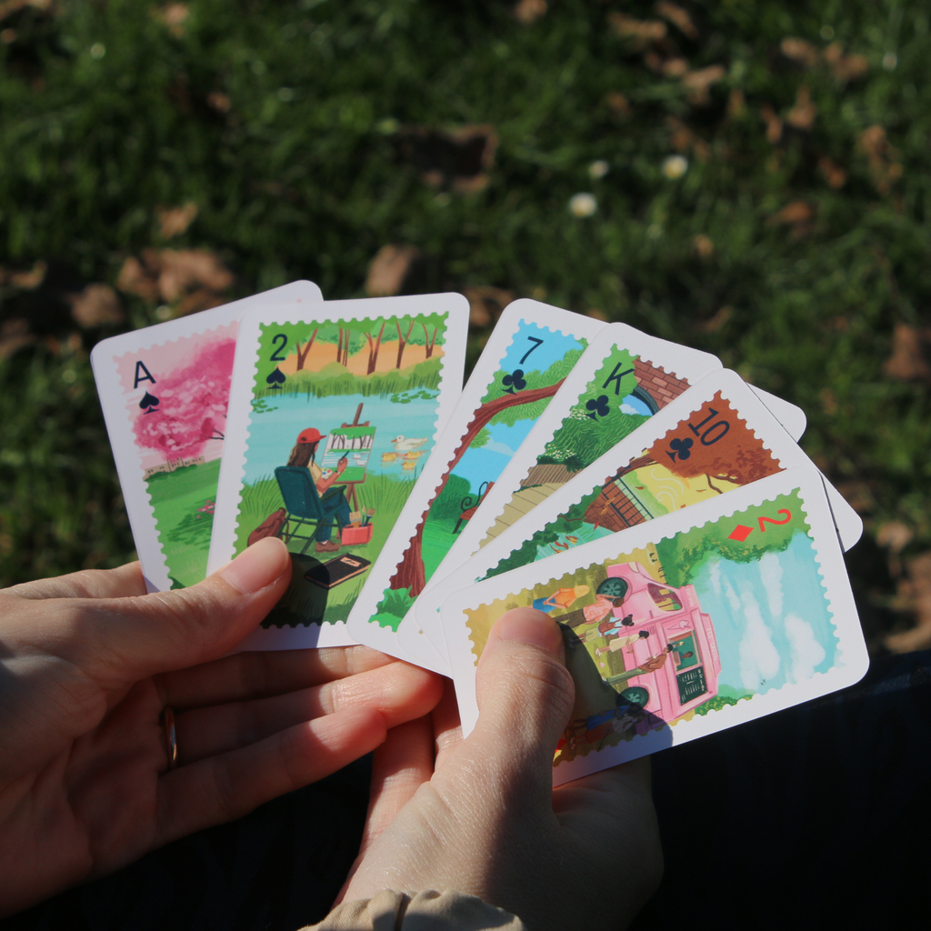 Parks of London Illustrated Playing Cards by Studio Giv