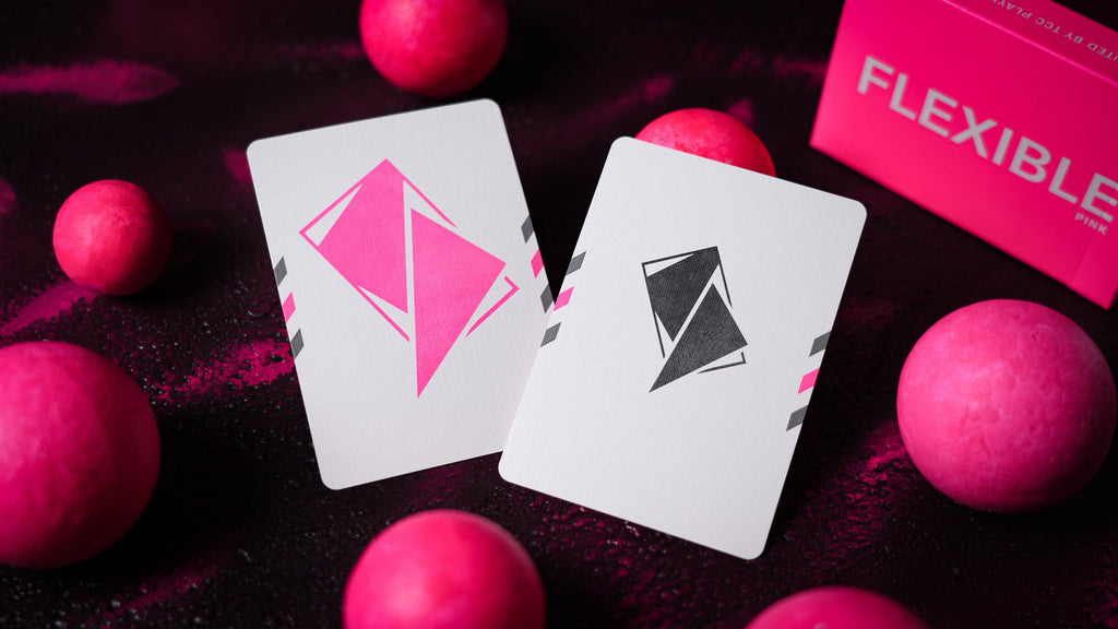 Flexible Pink Playing Cards by TCC