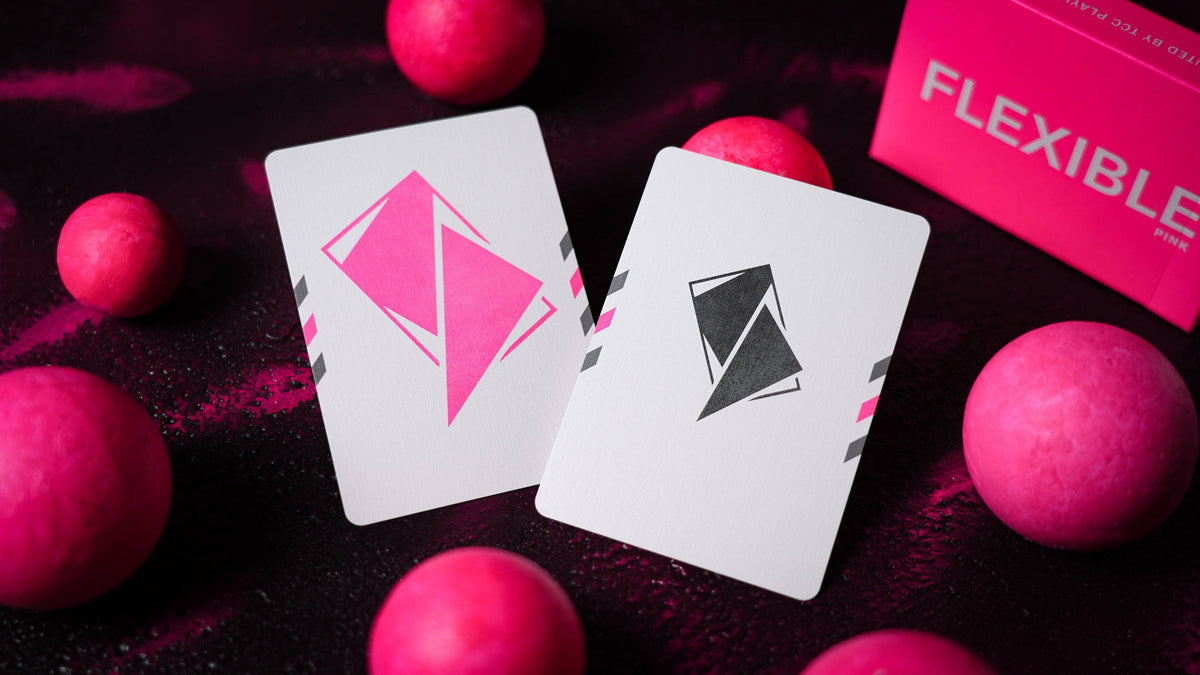 Flexible Pink Playing Cards by TCC