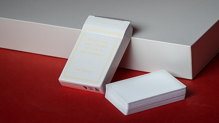 Magic Notebook Playing Cards – White Limited Edition by Bocopo