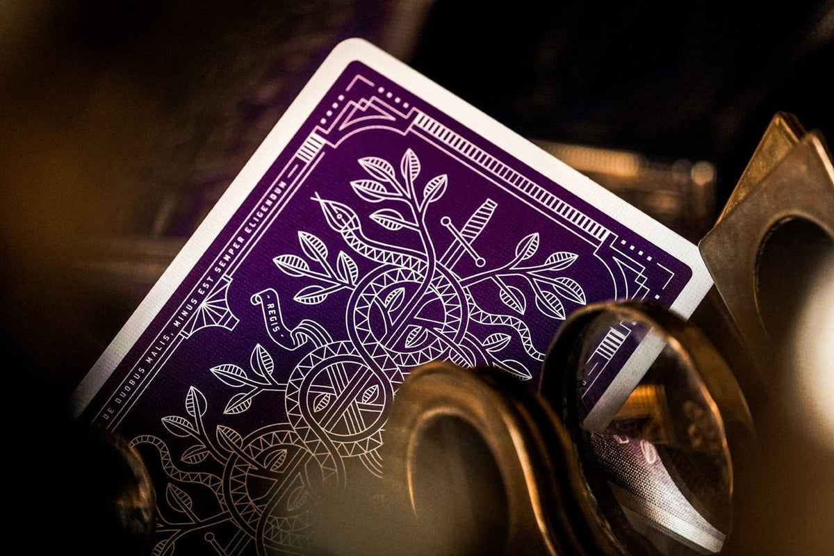 Theory11 Monarchs Purple Playing Cards
