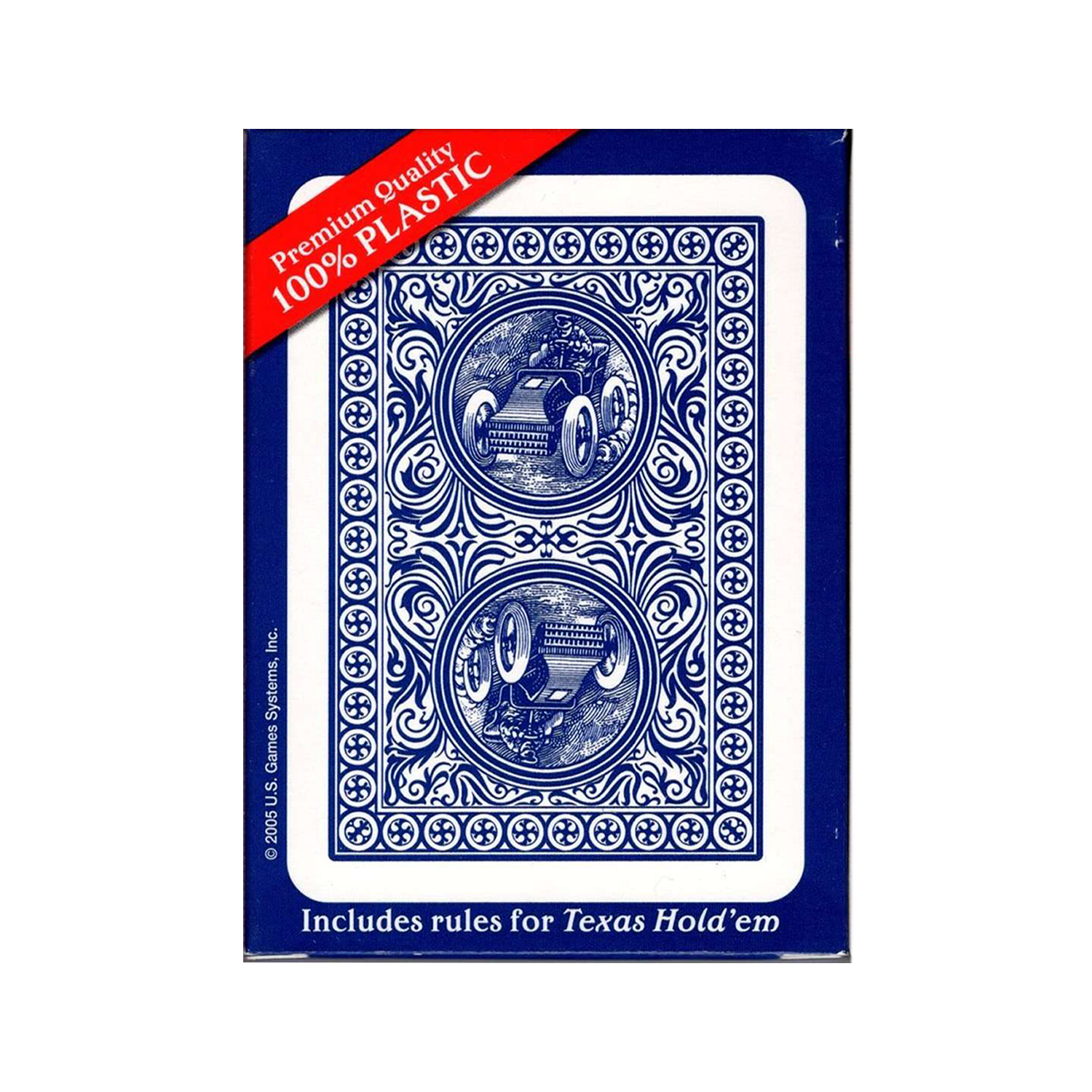 Rally Playing Cards – Blue Back | U.S. Games Systems (100% Plastic Poker Deck)