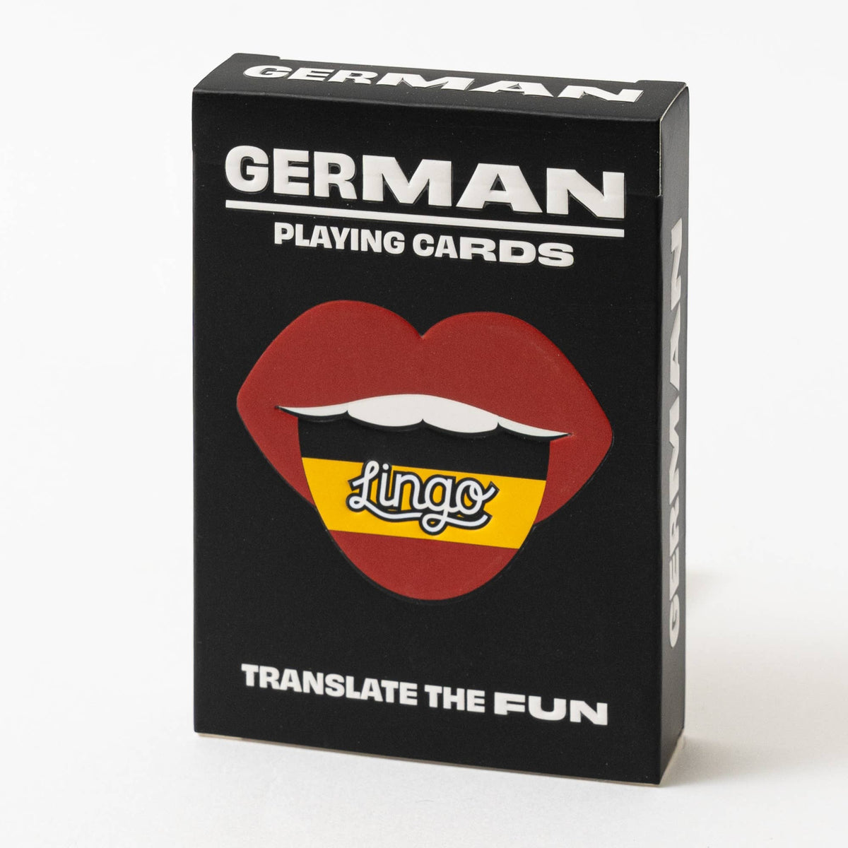 Lingo German Playing Cards – Learn German 52 Phrase Deck