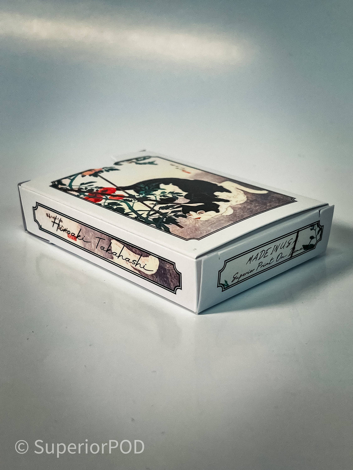 Hiroaki Takahashi Cat with Tomato Plant Playing Cards