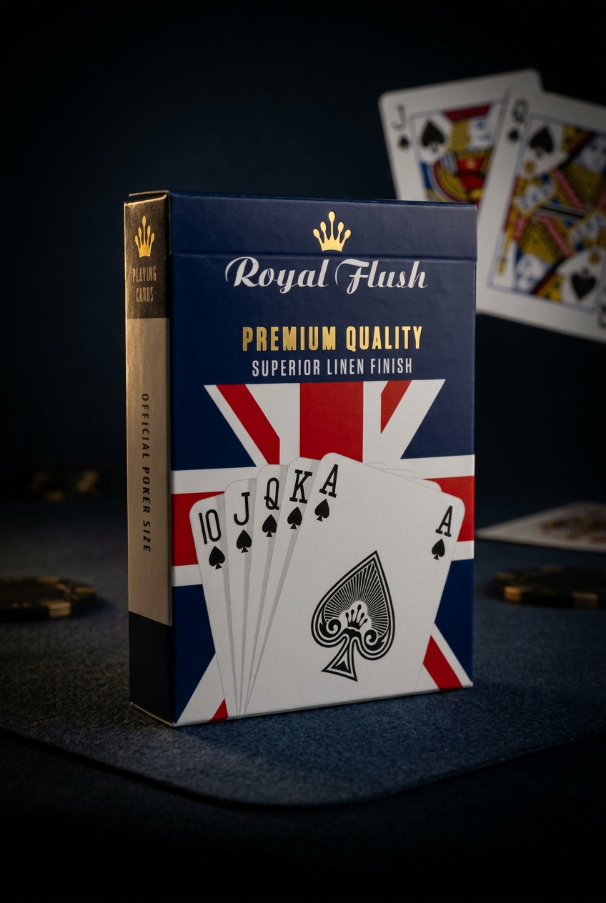 Royal Flush Union Jack Playing Cards – Cartamundi