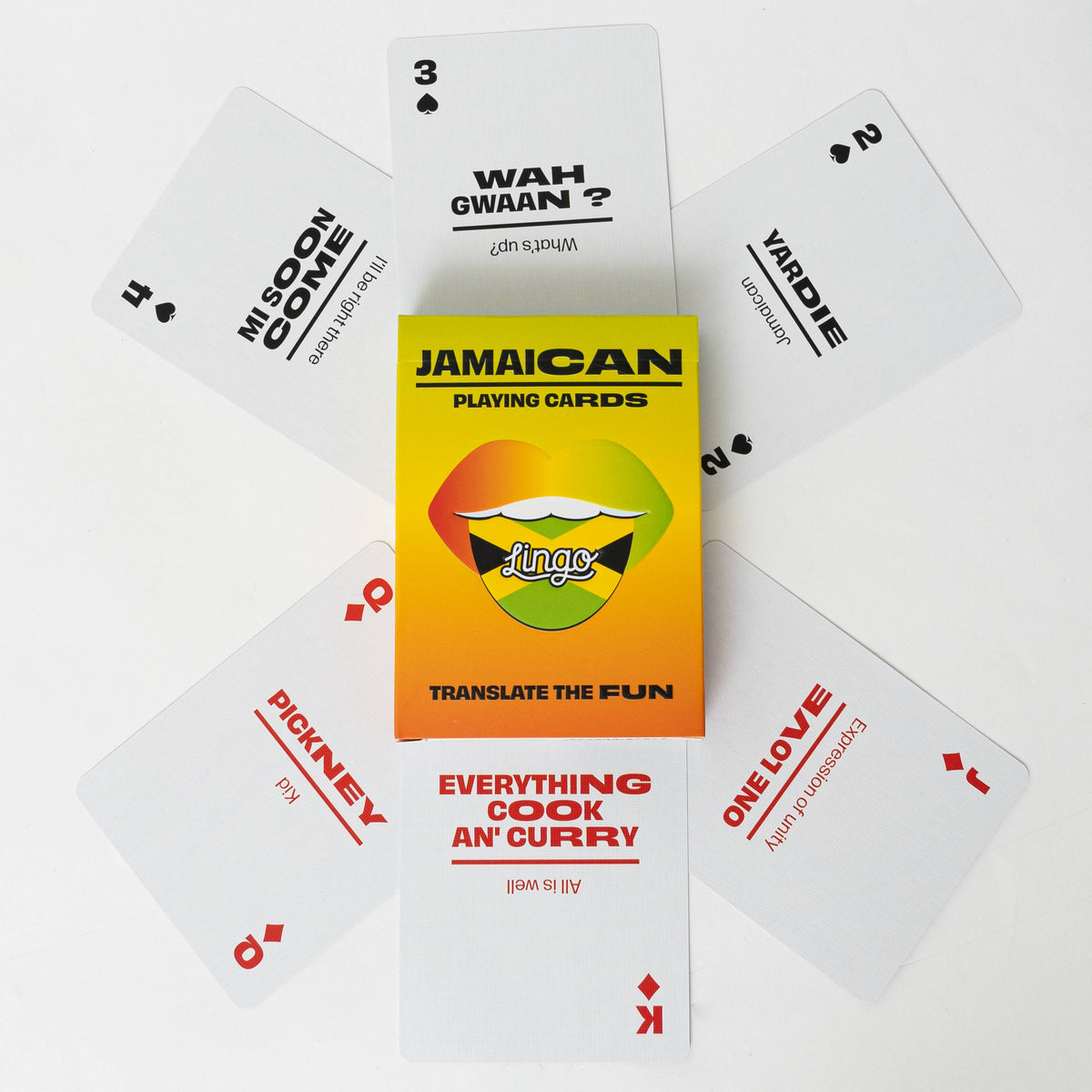 Lingo Jamaican Slang Playing Cards – 52 Jamaican Phrases
