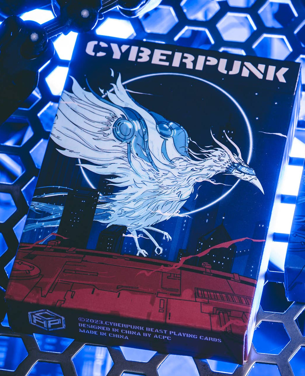 Cyberpunk Mythos Playing Cards: SANZU Red