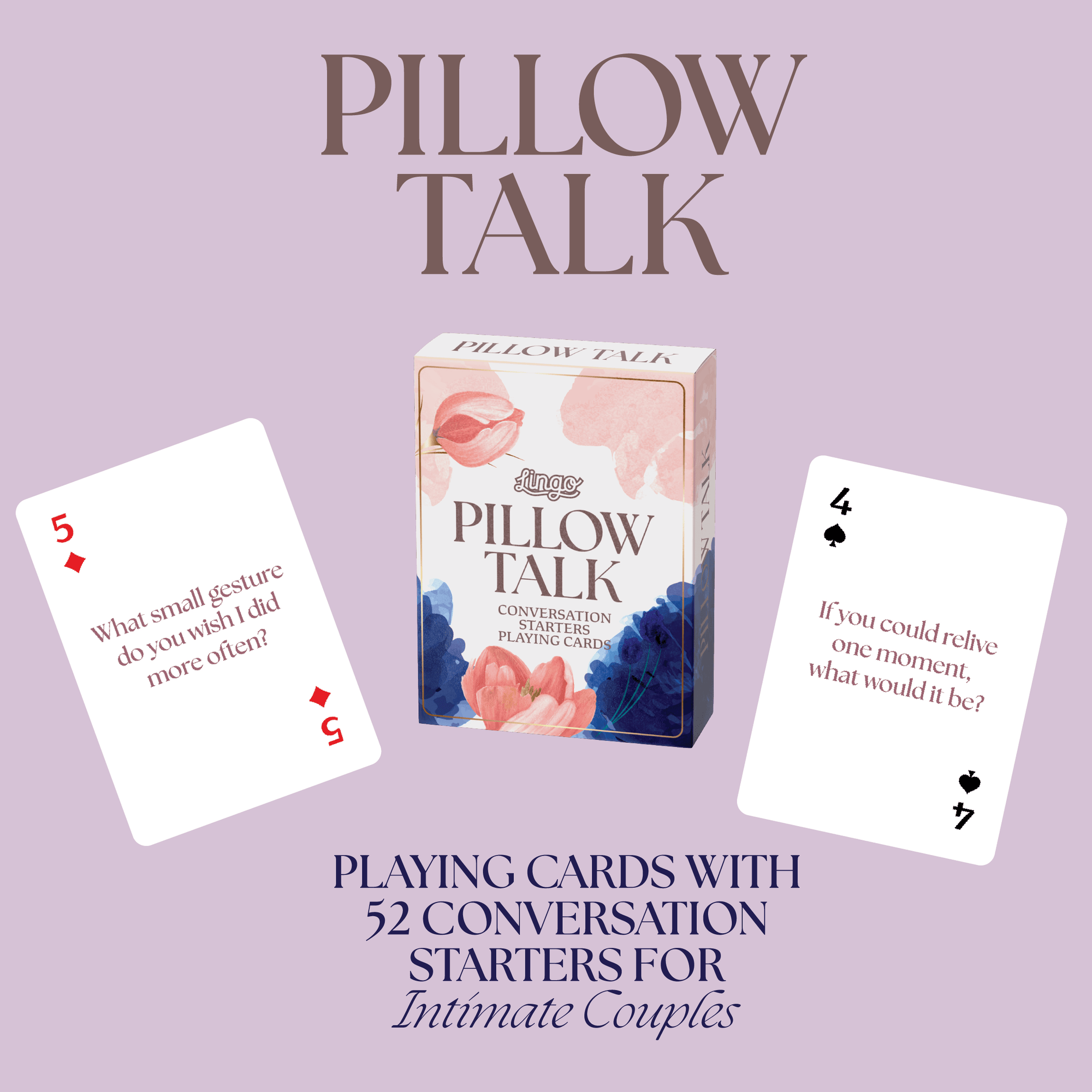 Pillow Talk Lingo Playing Cards 