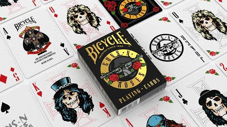 Guns N' Roses Playing Cards Bicycle