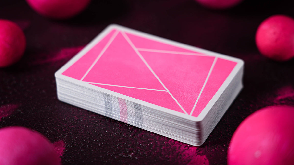 Flexible Pink Playing Cards by TCC
