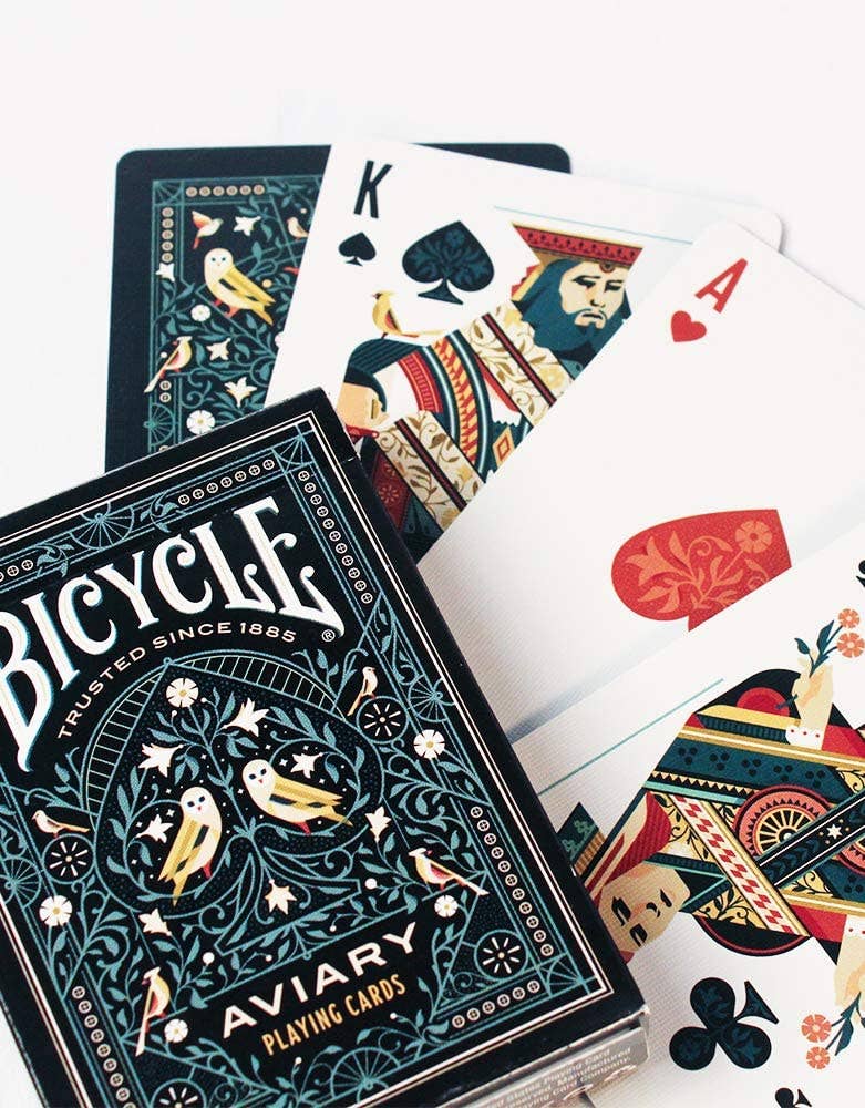 Bicycle Aviary Cards