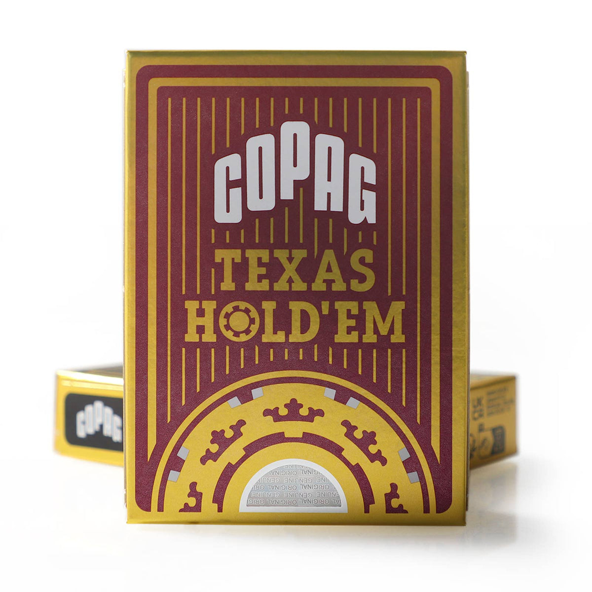 Copag Texas Hold’em 100% Plastic Playing Cards – Red