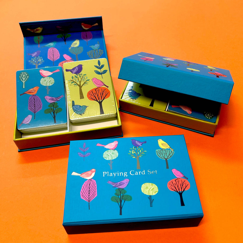Modern Birds Luxury Playing Card Set by Roger la Borde