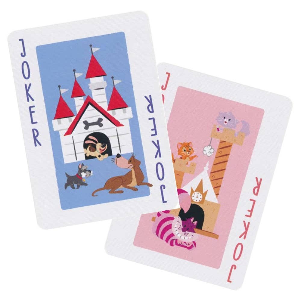 Disney Cats and Dogs Playing Cards Bicycle