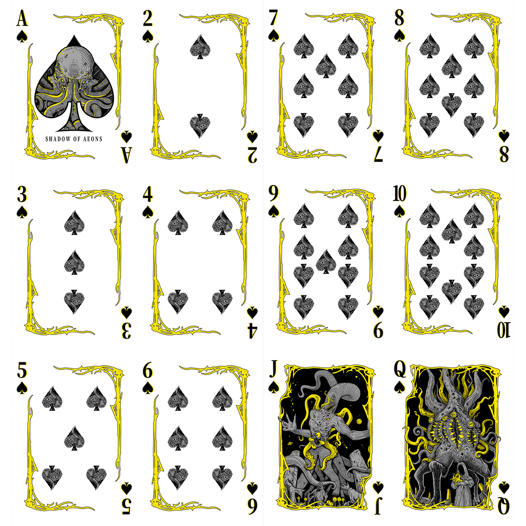 Shadow of Aeons Playing Cards