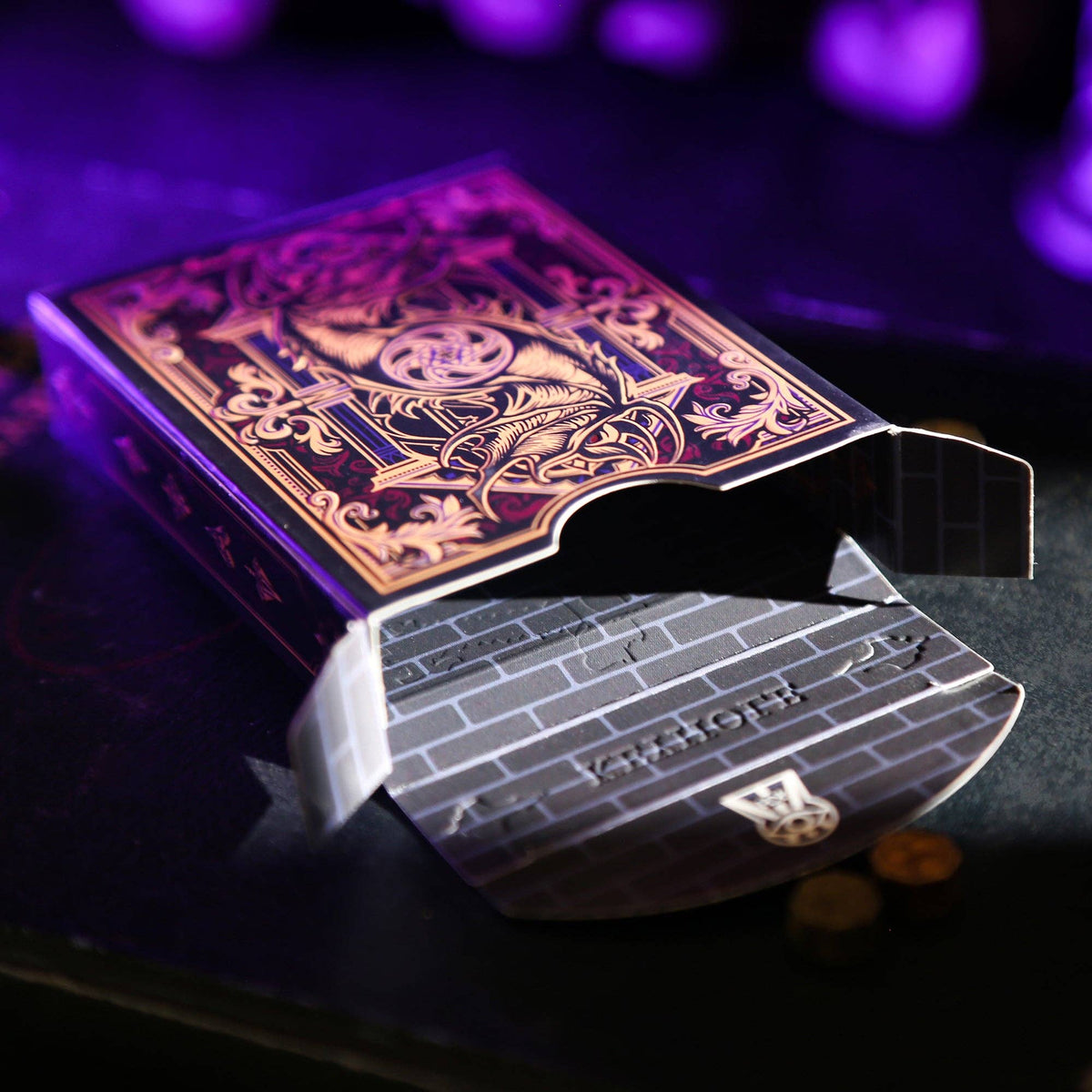 Haunted Castle Playing Cards - Silver Key Society